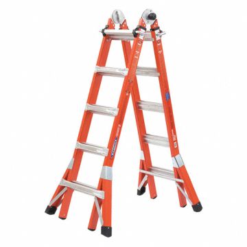 Multipurpose Ladder 300 lb 19 ft H