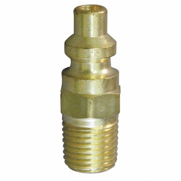 Coupler Plug (M)NPT 1/4 Brass