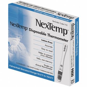 Disposable Thermometer Oral PK100