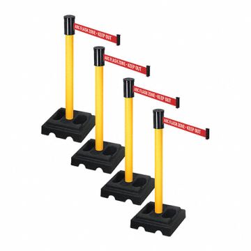 Barrier Systems Post Yellow 14 ft Belt
