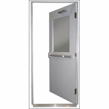 Steel Door Push Bar RHR 36 x 80 In.