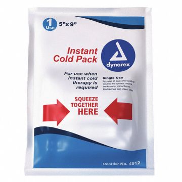 Instant Cold Pack White 5inL x 9inW PK24