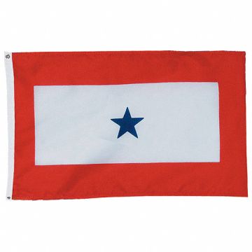 Service Star Flag 3x5 Ft Nylon