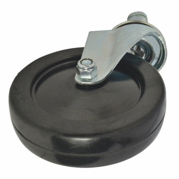 Swivel Caster Soft Rubber 5 In