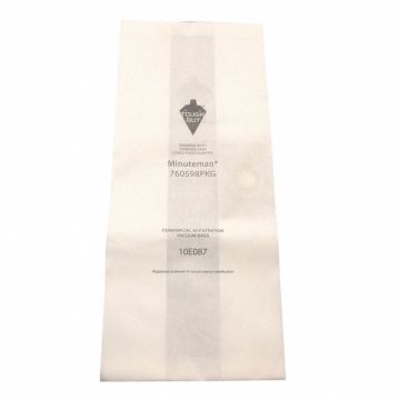 Vacuum Bag Paper 1-Ply Reusable PK10