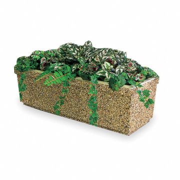 Security Planter Rectangle 48 in W Sand