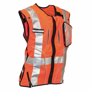 Construction Safety Vest Orange S/M