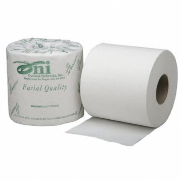 Toilet Paper Roll 550 White PK80