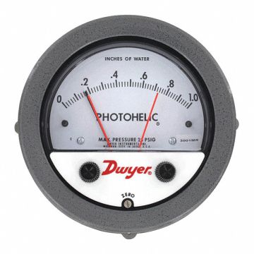 Pressure Switch/Gage Range 0-5 Wc