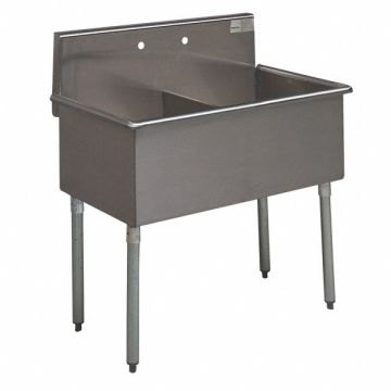 Scullery Sink Rect 36inx21inx14in