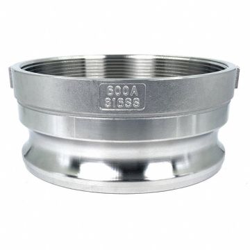 Cam and Groove Adapter 6 316 SS