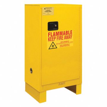 Safety Cabinet Manual Close 16 gal. Legs