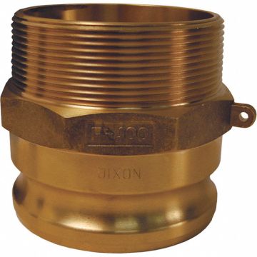 Cam and Groove Adapter 3/4 Brass