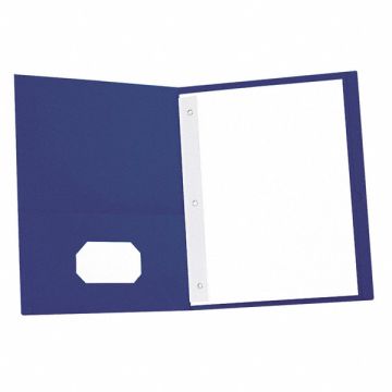 Portfolio 2 Pocket 11x8.5 Dark Blue PK25