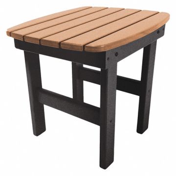 Side Table Black Cedar 19-1/2 x17 x18.5