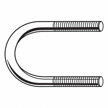 U-Bolt 5/16-18 1In 304 Stainless Steel