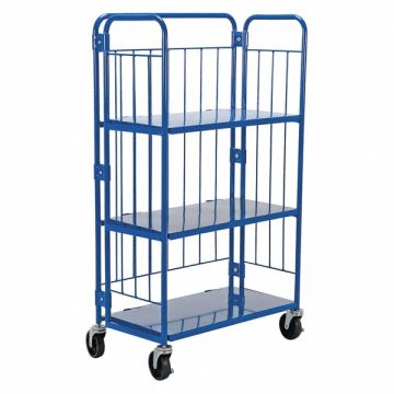 Blue Nestable Roller Container 34 x 59