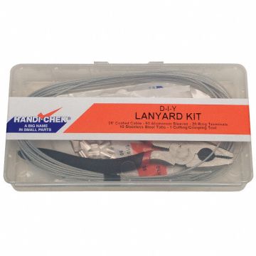Lanyard Assembly Kit 3/64 In Galv