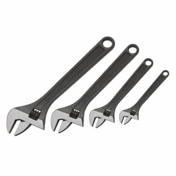 Adj. Wrench Set CV Steel Chrom 6 to 12