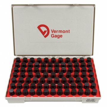 Black Ox-Coated Pin Gauge Set Dim Type