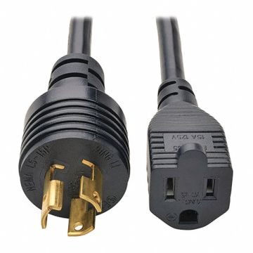 Power Cord HD L5-15P 5-15R 15A 14AWG 1ft