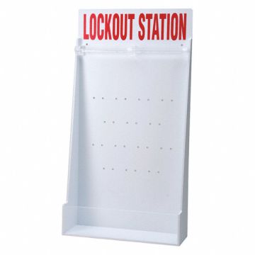 Lockout Station Unfilled 18 In H
