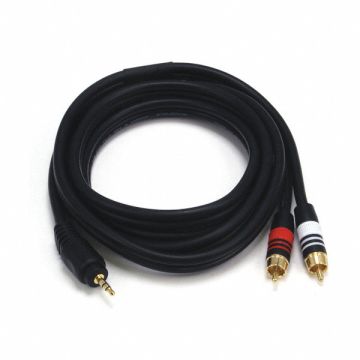 A/V Cable 3.5mm(M)/2 RCA(M) 6ft