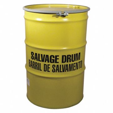 Salvage Drum Black and Yellow 18ga 1.2mm