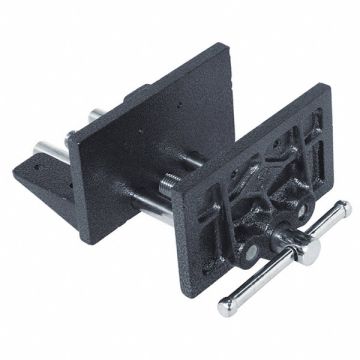 Wood Vise 6 in W Jaw Cast Iron