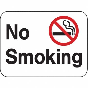 No Smoking Sign 18 inx24 in Aluminum
