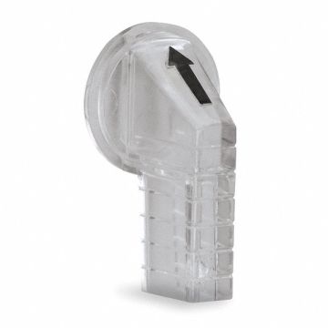 Switch Knob Extended Lever Clear 30mm