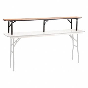 Folding Table Rectangle Wood 72 L 11 W