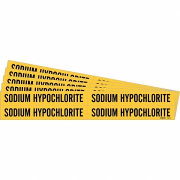 Pipe Marker Sodium Hypochlorite PK5