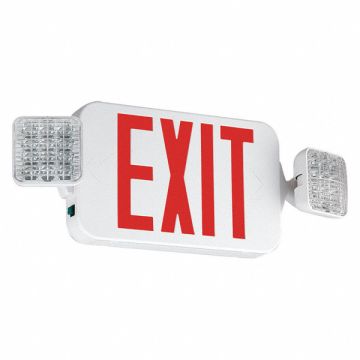 Exit Sign with Emergency Lights 19-1/4 W
