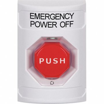 Emergency Power Off Push Button 3-1/4 W