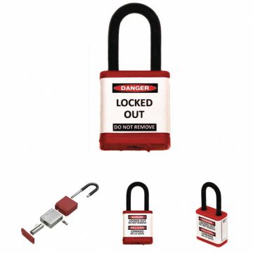 Lockout Padlock 1-1/2 Shackle Height