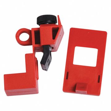 Circuit Breaker Lockout Red 2-13/64 H