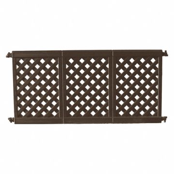 Fence Panel Black 38-1/2 x 66-1/4