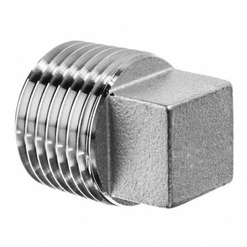 Square Head Plug Aluminum 1/8  MNPT