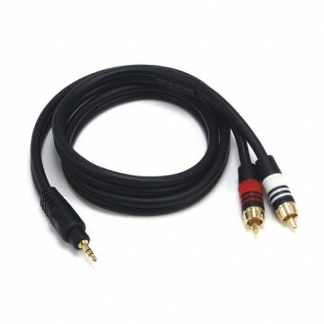 A/V Cable 3.5mm(M)/2 RCA(M) 3ft