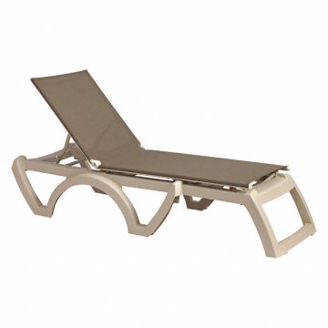 Calypso Sling Chaise Taupe/Sndstne