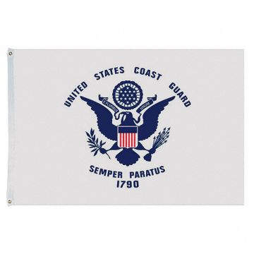 D4228 US Coast Guard Flag 5x8 Ft Nylon