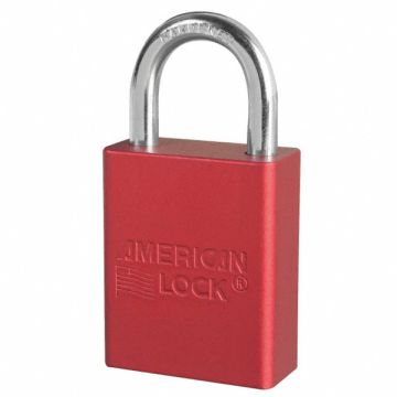 D5336 Lockout Padlock KA Red 1-7/8 H PK12