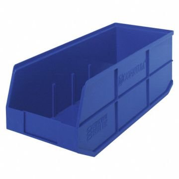 G7051 Shelf Bin Blue Polypropylene 7 in