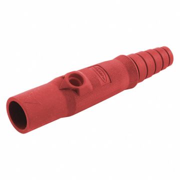 Single Pole Connector Body M Red