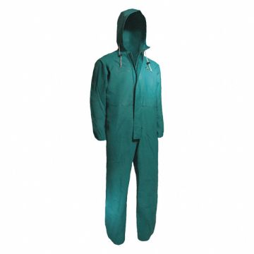 Rain Coverall Unrated Green XL