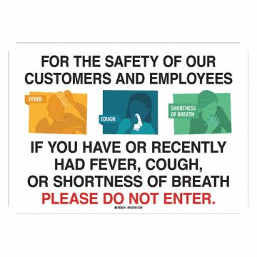 For The Safety Of Our Customers Sign