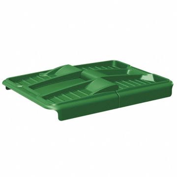 Cube Truck Lid Green 30 Wx53 Lx6 H HDPE
