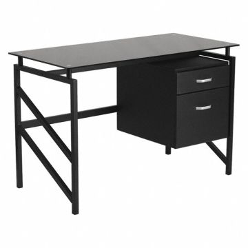Office Desk Overall 46 W Black Top