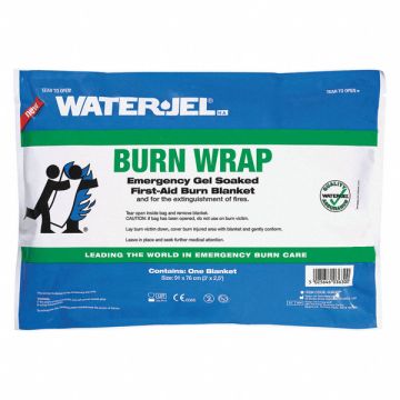 Burn Wrap Sterile Blue Wool 36 L